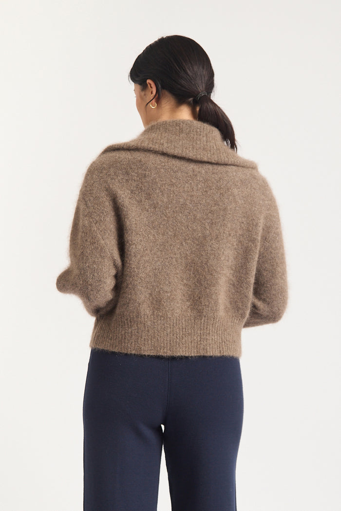 June Jacket  In Mushroom