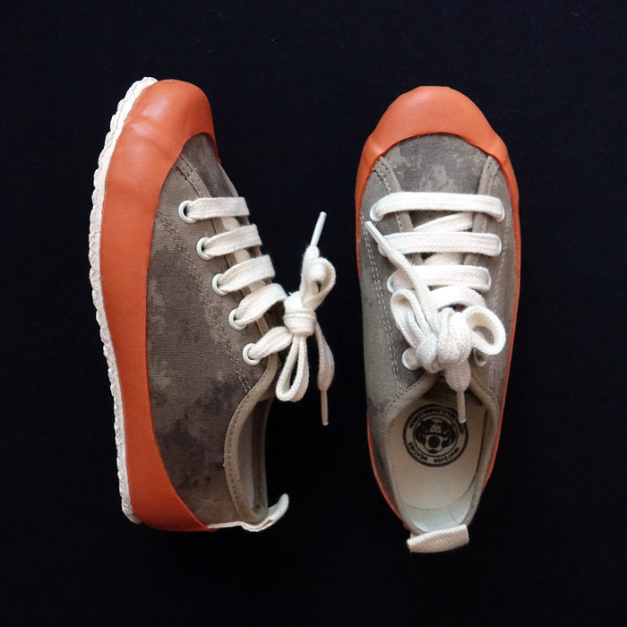 KIDS MARINE DECK SHOE - CAMO/ORANGE