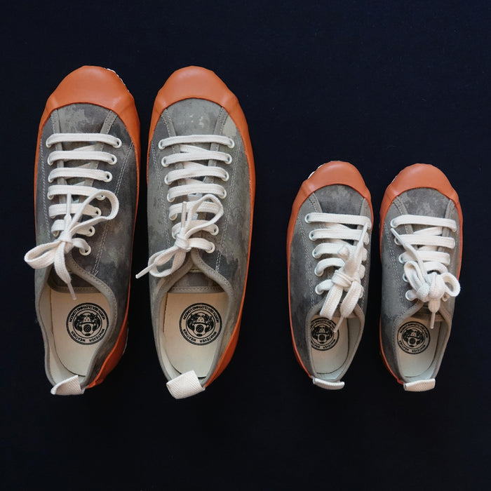 KIDS MARINE DECK SHOE - CAMO/ORANGE