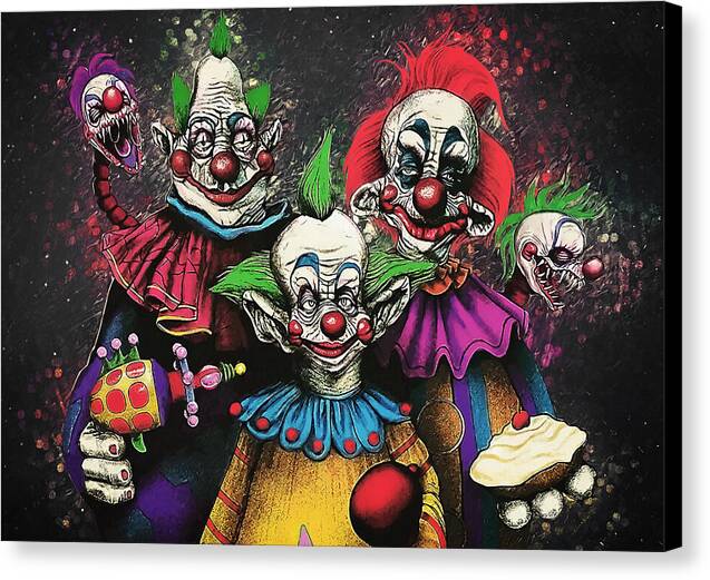 Killer Klowns From Outer Space - Canvas Print