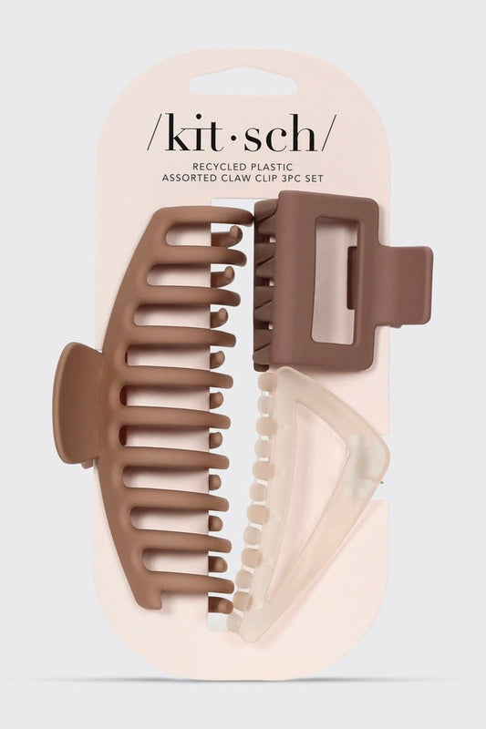 trio set of claw clips