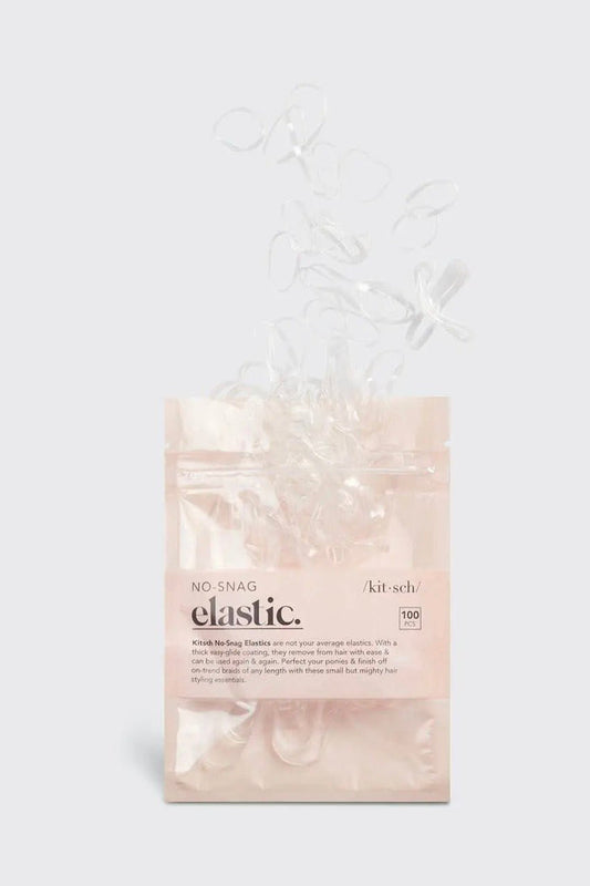 100 piece clear elastics