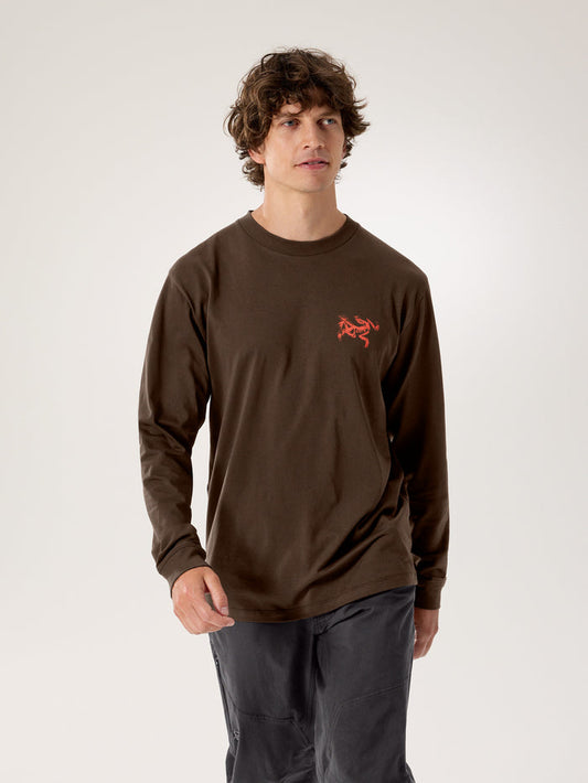 Kragg SL Cotton Bird Tile Shirt LS Men's