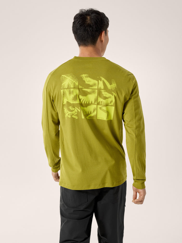 Kragg SL Cotton Bird Tile Shirt LS Men's