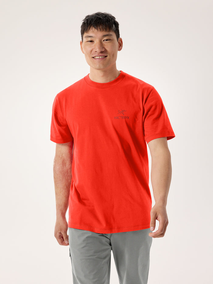 Kragg SL Cotton Bird Word Shirt SS Men's