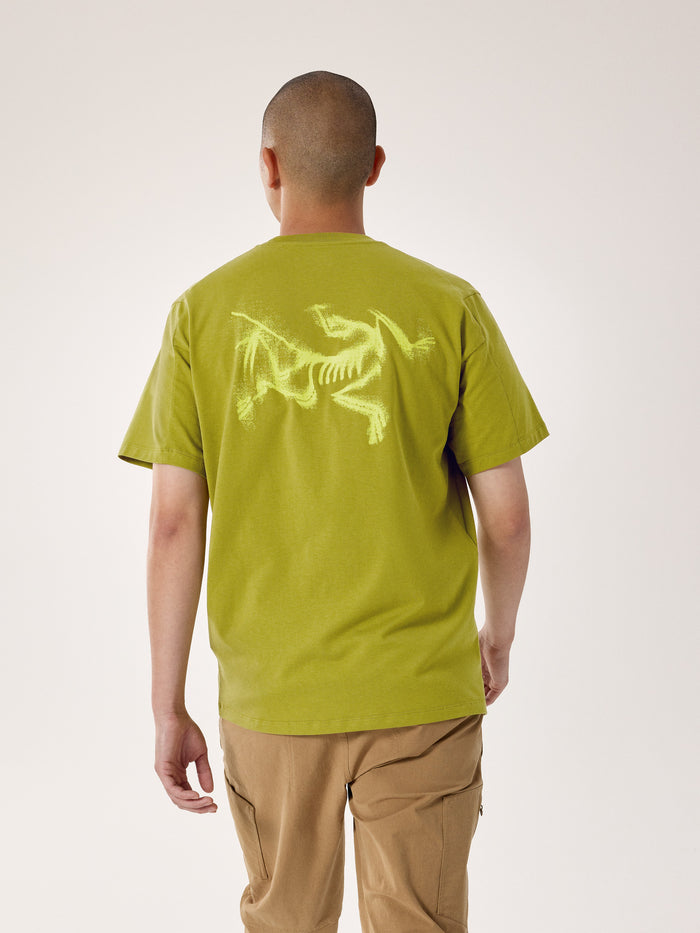 Kragg SL Cotton Blurred Bird Shirt SS Men's