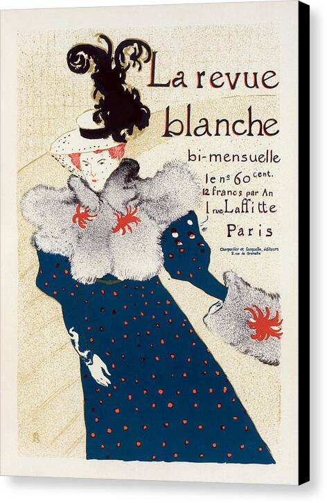 La Revue Blanche - Canvas Print