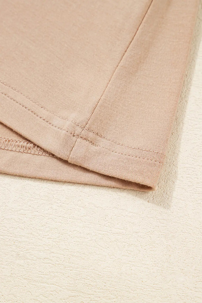 Lace-trimmed Sweetheart Neckline Ruched Detail Long Sleeve T-shirt - Tops/Long Tops