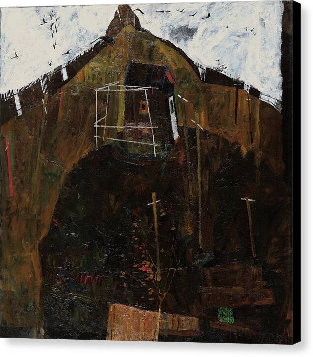 Landscape with Ravens - Canvas Print