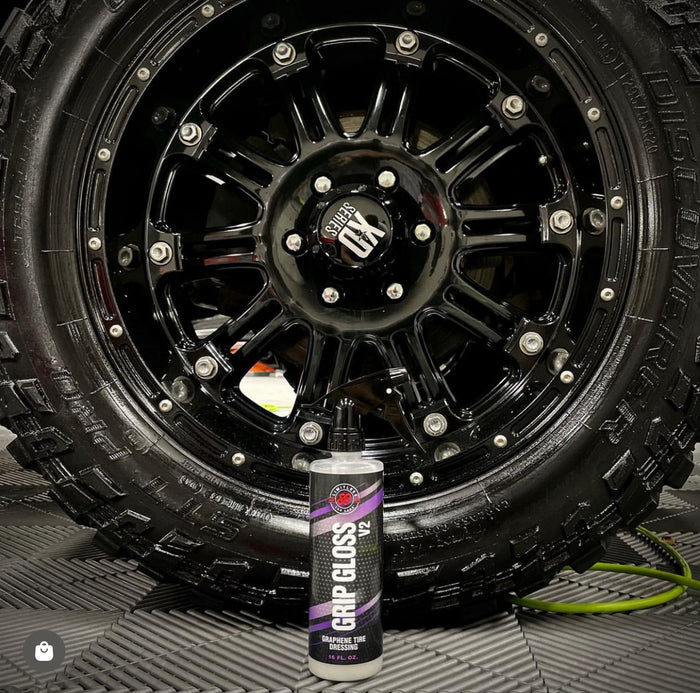 Limitless Car Care Grip Gloss V2 Graphene Tire Dressing No Sling - Detailing Connect