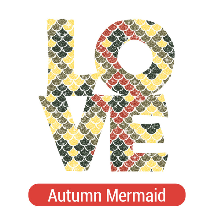 Love Silhouette Theme PAC Glitter HTV - 14 patterns (8")