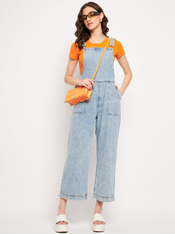 Madame Blue Denim Dungarees