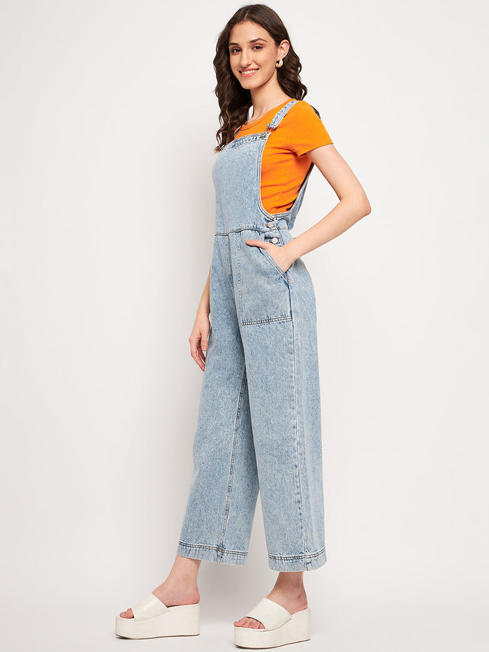 Madame Blue Denim Dungarees