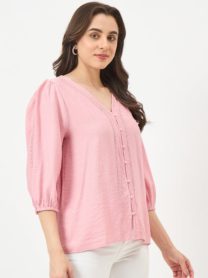 Madame Pink Rayon-Blend Cami Top