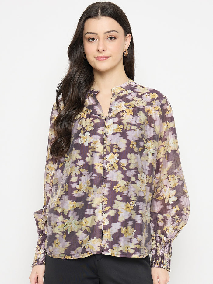 Madame Plum Printed Top