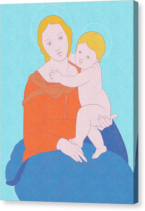 Madonna and Child - Canvas Print