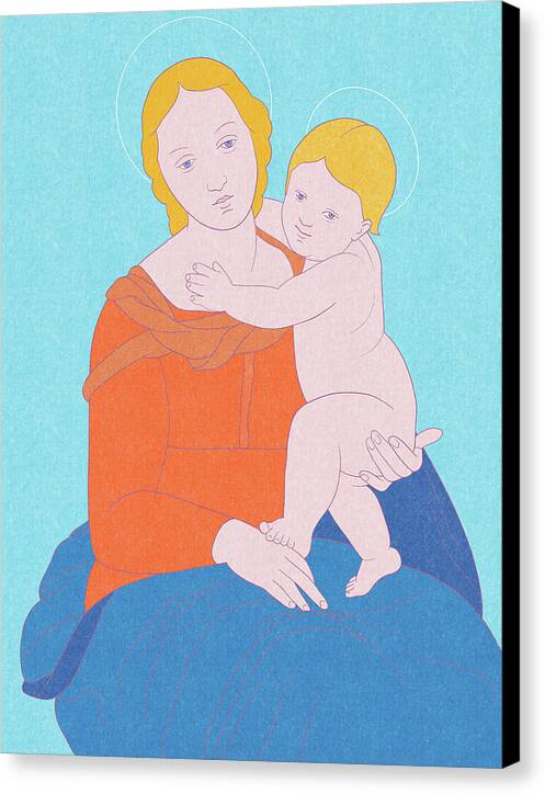 Madonna and Child - Canvas Print