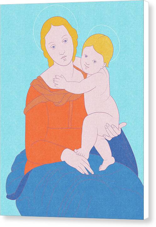 Madonna and Child - Canvas Print