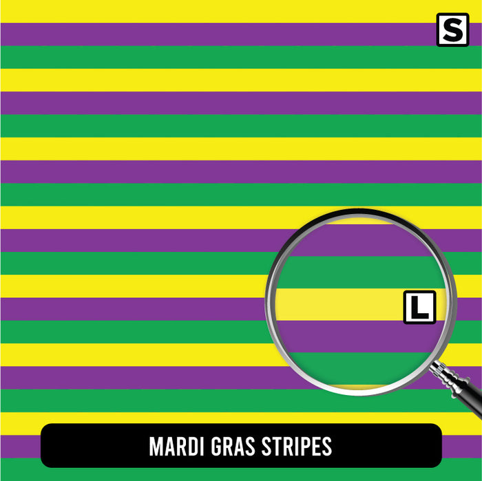 Mardi Gras Stripes