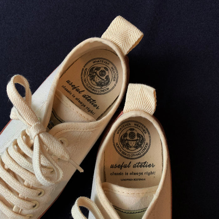 MARINE TYPE 2 DECK SHOE ECRU/BROWN