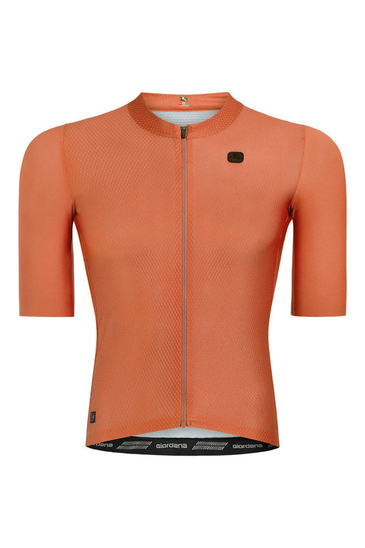 Men's FR-C Pro Jersey by Giordana Cycling, SIENNA ORANGE, Made in Italy