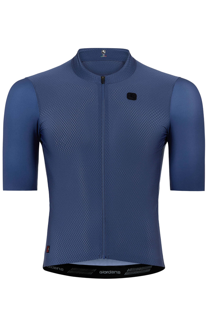 Men's FR-C Pro Jersey by Giordana Cycling, BIJOU BLUE, Made in Italy