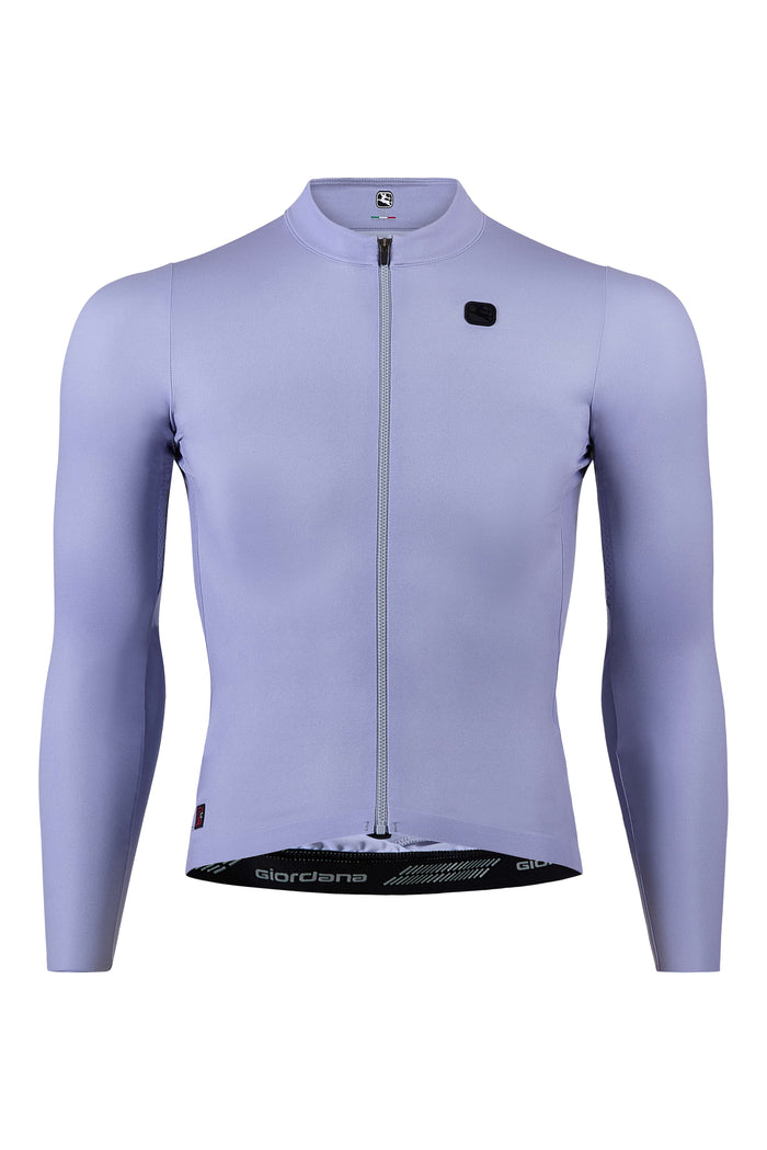 Men's FR-C Pro Lightweight Long Sleeve Jersey by Giordana Cycling, COSMIC SKY, Made in Italy