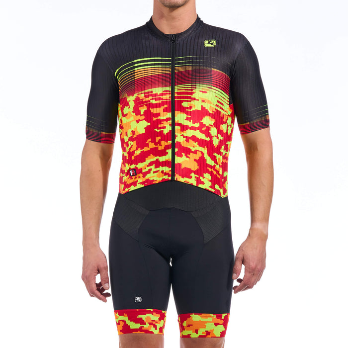 Men's FR-C Pro Tri Doppio Suit by Giordana Cycling, RED, Made in Italy