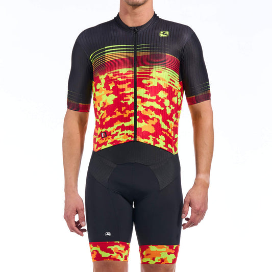 Men's FR-C Pro Tri Doppio Suit by Giordana Cycling, RED, Made in Italy