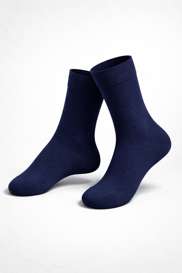 Men’s Navy Haff Ankle Socks – Pack of 4 - Hinz Clothing