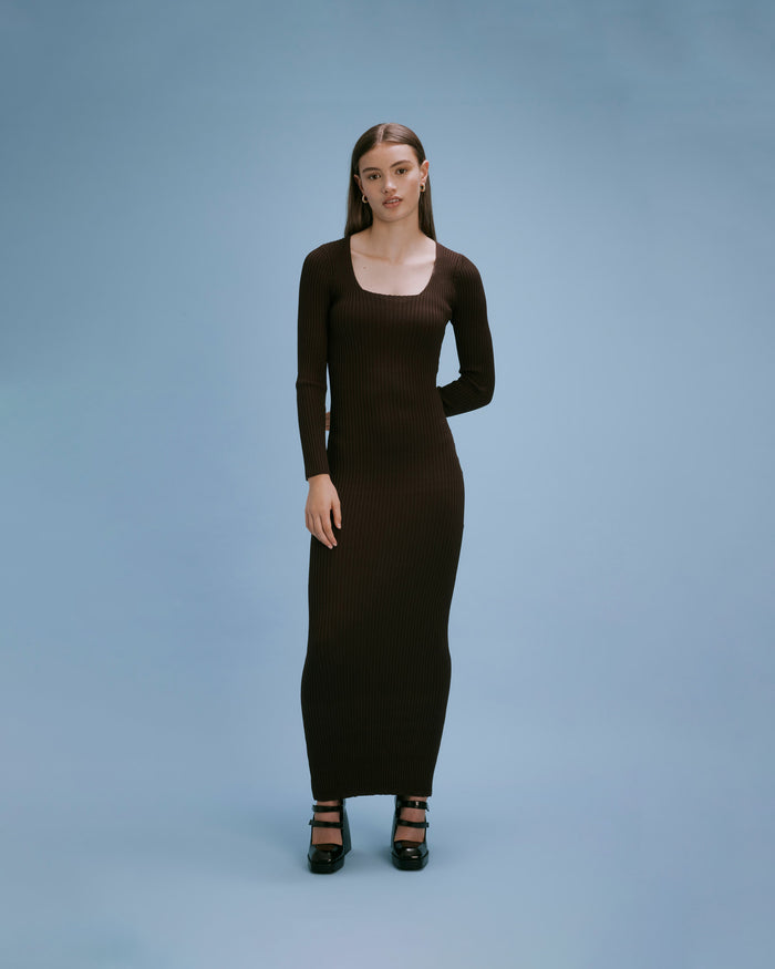 MILANO LONG SLEEVE DRESS JAVA