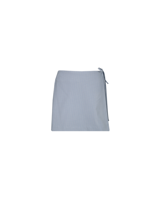 MILO MINI SKIRT POWDER PINSTRIPE