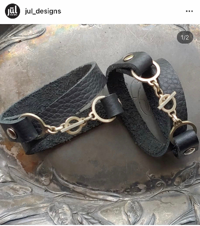 Minimalist Toggle Shawl Cuff - JUL Designs