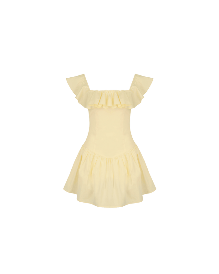 MONACO MINI DRESS BUTTER