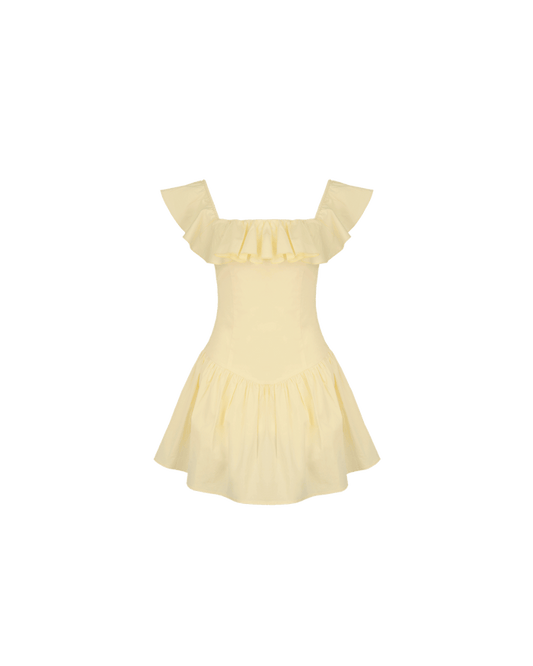 MONACO MINI DRESS BUTTER