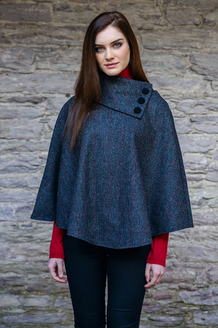 Mucros Navy with Red Stripe