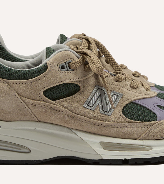 New Balance Tan 'Essentially Offbeat' Made in UK 991v2 Trainers