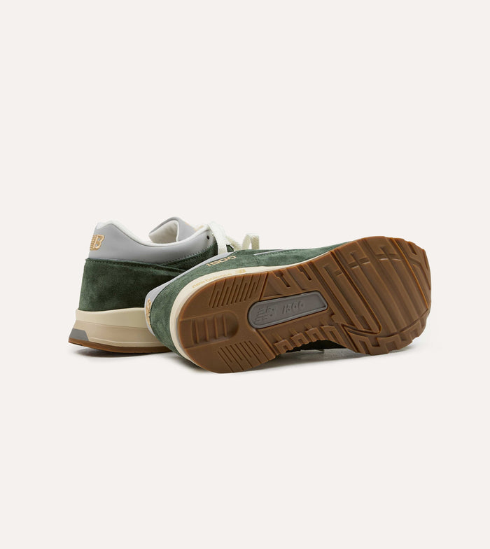 New Balance 'Vintage Sports' Kombu Green and Sea Spray Made in UK 1500v1 Trainers