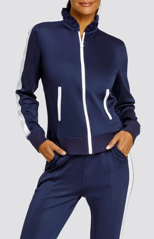 New Tail Activewear Women's Navy Poppi Jacket MSP$84