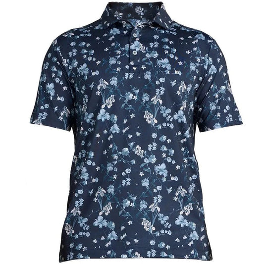 New Women's Bad Birdie Midnight Garden Golf Polo