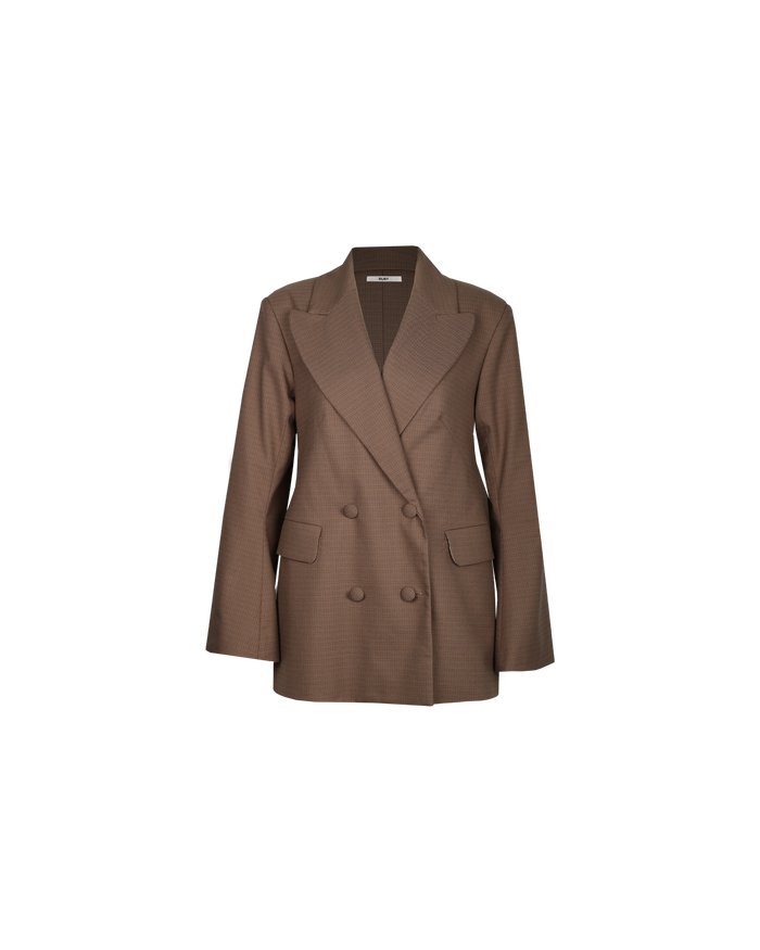 NORTH BLAZER BROWN CHECK