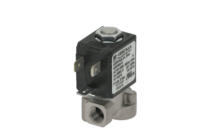 Nuova Simonelli ECM Solenoid Valve Espresso Machine CEME 120v 2way 1/8"F - Coffeesection
