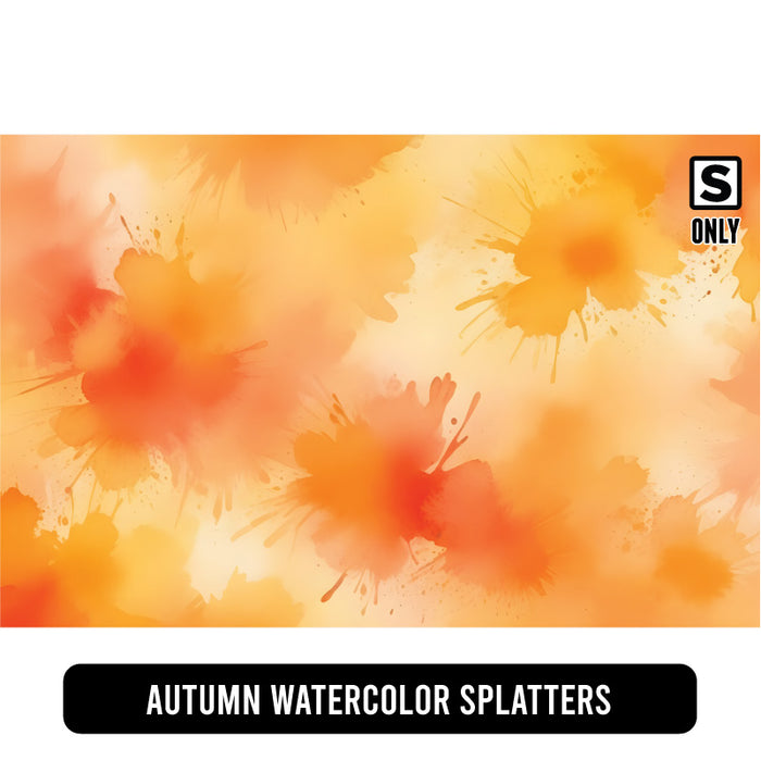 Autumn Watercolor Splashes