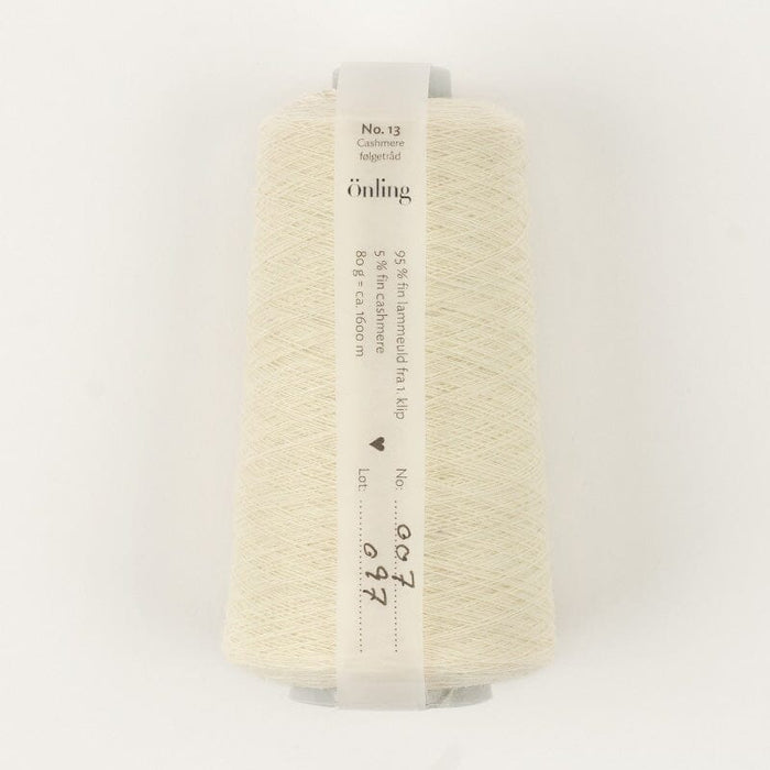 Önling No 13: Companion yarn cob - web weight - Off White (007) Yarn Jesper Davidsen