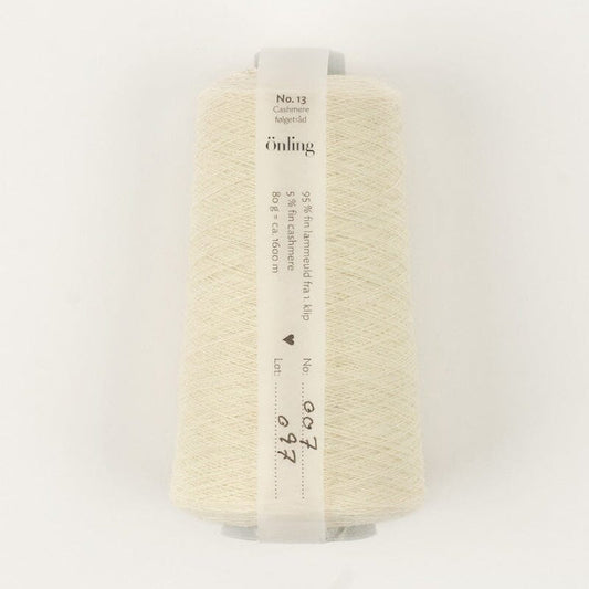 Önling No 13: Companion yarn cob - web weight - Off White (007) Yarn Jesper Davidsen