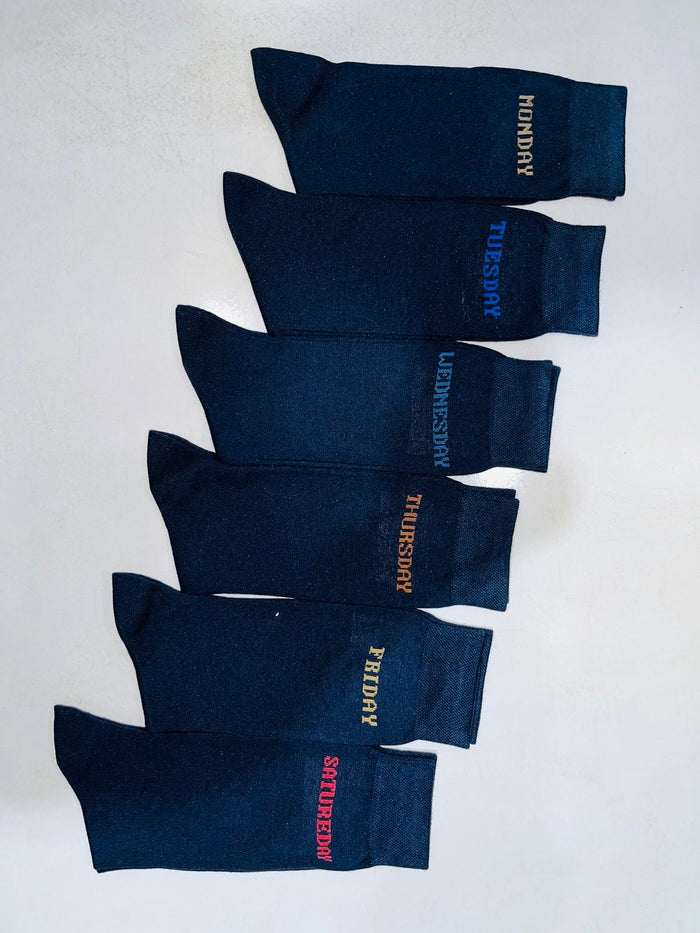 Pack 6 pairs – one for each weekday from Monday to Saturday. - Hinz Clothing
