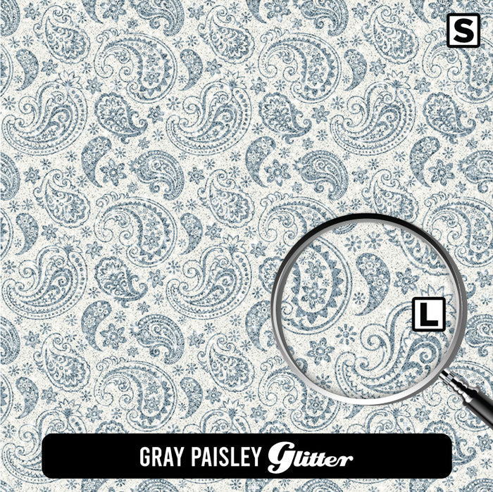 Gray Paisley