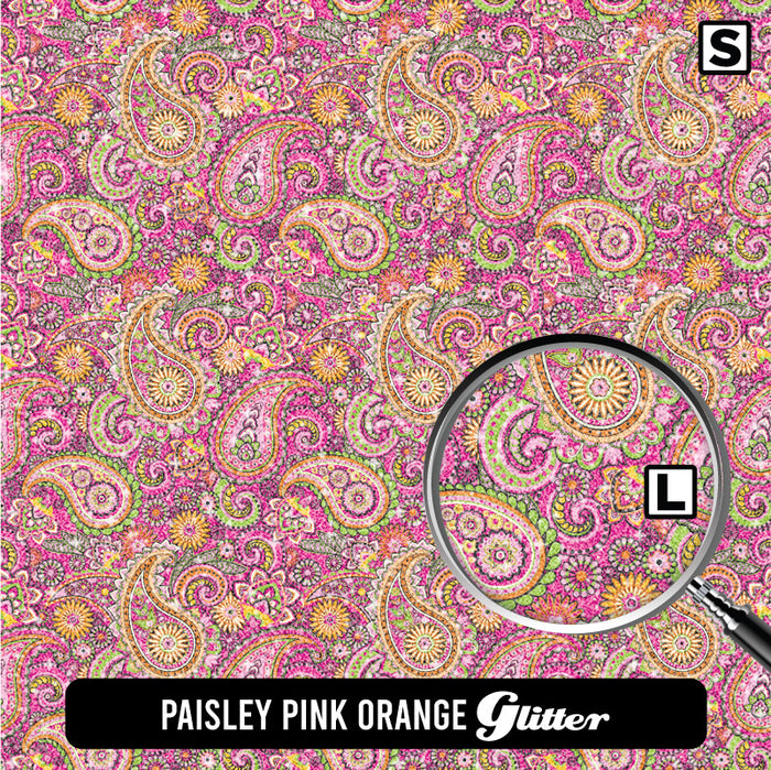 Paisley Pink Orange