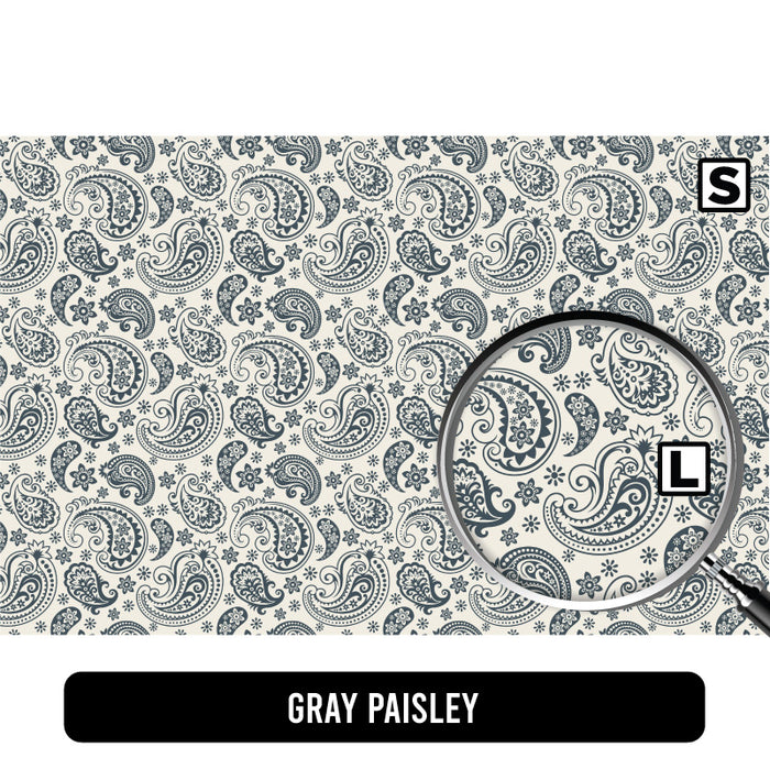 Gray Paisley