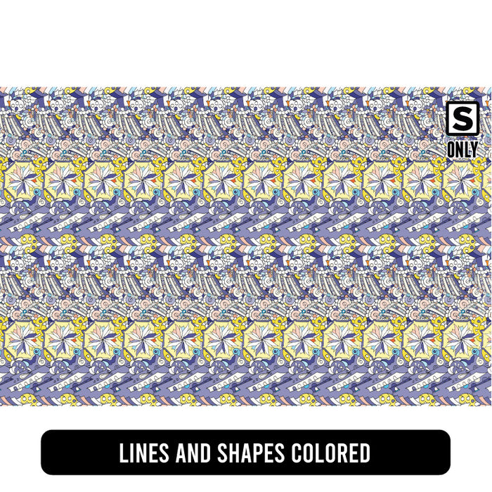 Lines and Shapes Colored